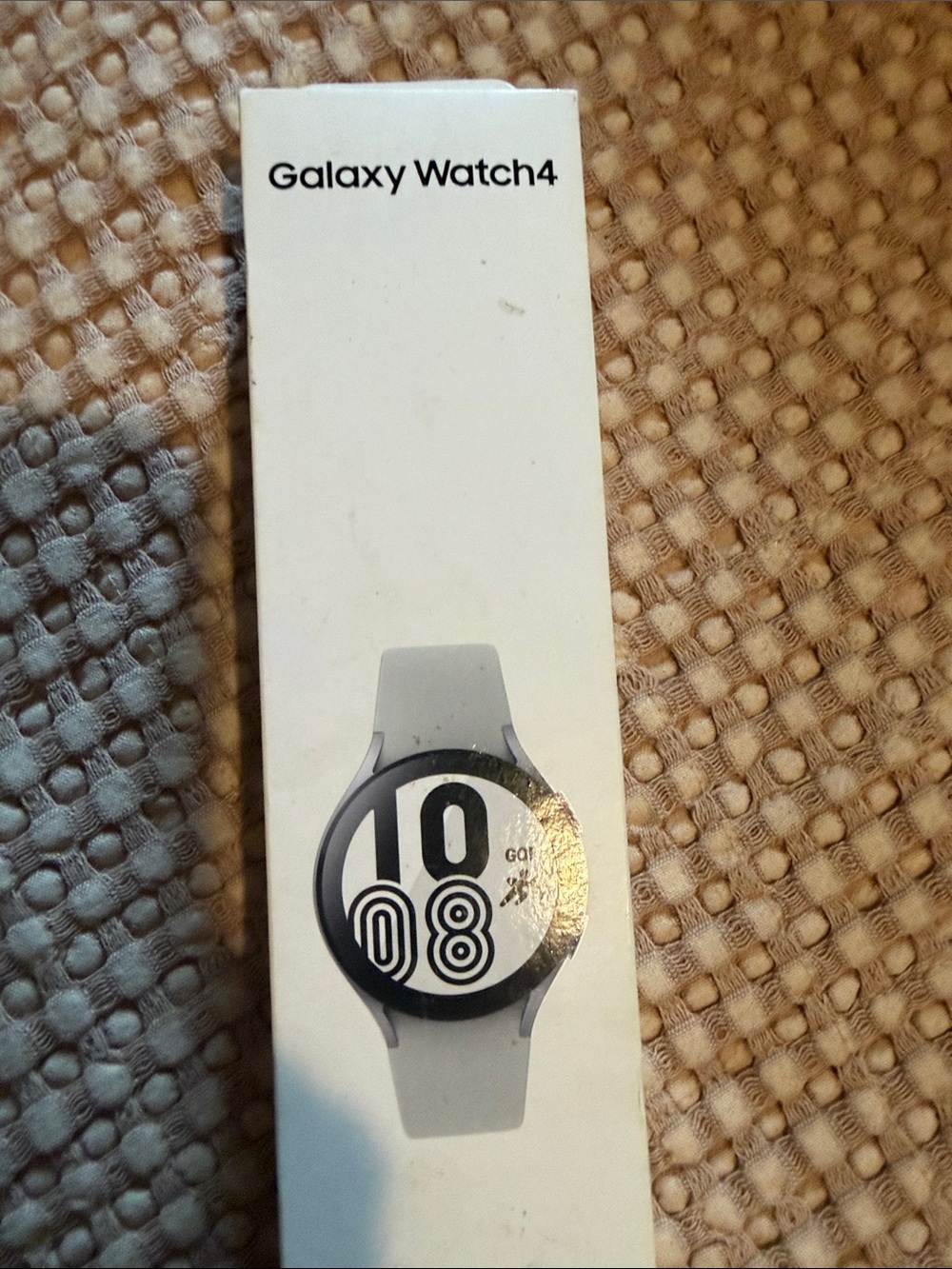 Samsung Silver Smartwatch with White Paw-Print Band - Picture 8 of 8